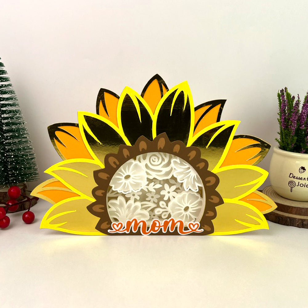 Flower – 3D Mom Box  File - Cricut File - VEKTOR KRAFT