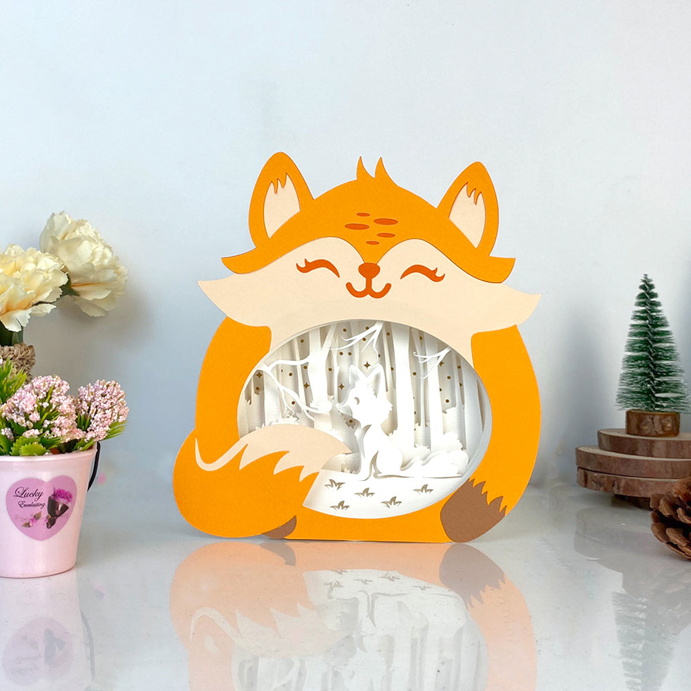 Fox – 3D Box SVG File for Cricut & Silhouette