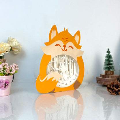 Fox – 3D Box SVG File for Cricut & Silhouette