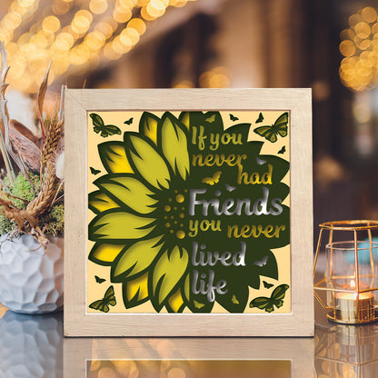 Friendship 2 – 3D Shadow Box SVG File for Cricut & Silhouette