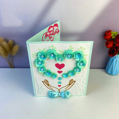 Friendship Day – 3D Pop-Up Card SVG File for Cricut & Silhouette