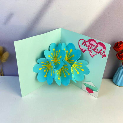 Friendship Day – 3D Pop-Up Card SVG File for Cricut & Silhouette