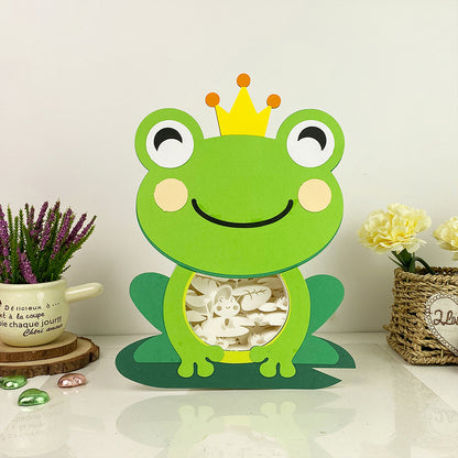 Cute Frog – 3D Box SVG File for Cricut & Silhouette