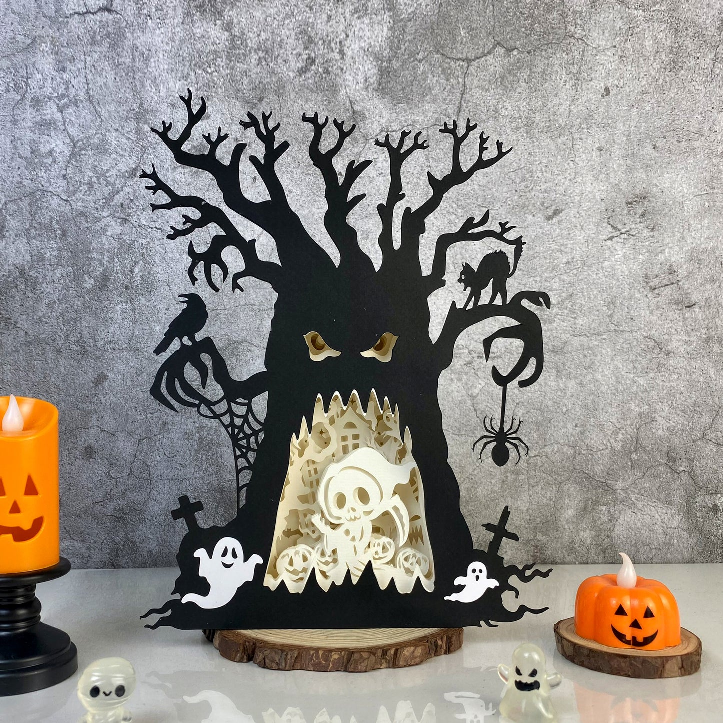Death – 3D Box SVG File for Cricut & Silhouette
