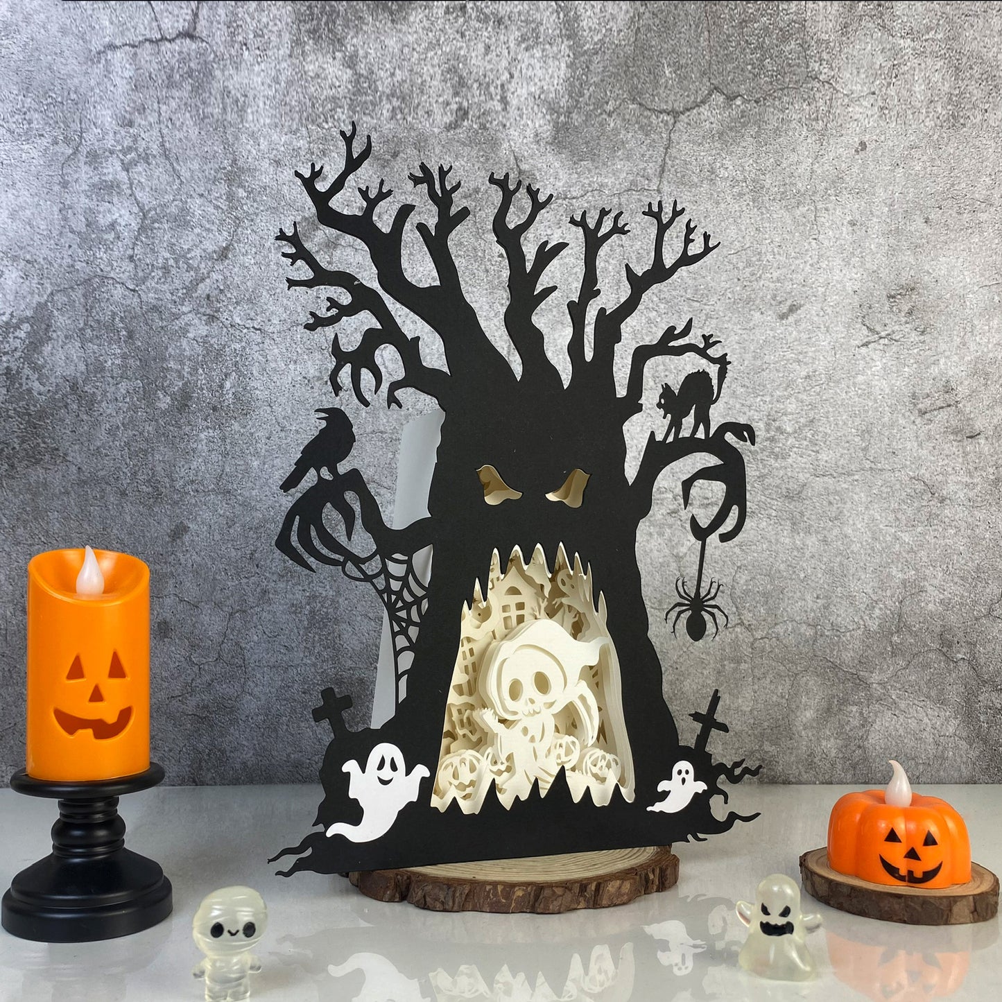 Death – 3D Box SVG File for Cricut & Silhouette