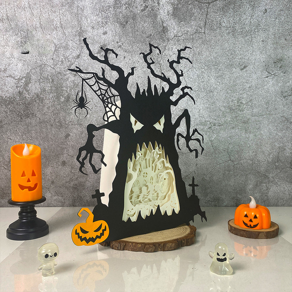 Halloween – 3D Box SVG File for Cricut & Silhouette
