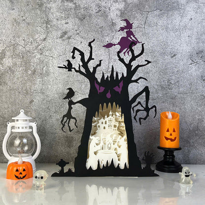 Witches – 3D Box SVG File for Cricut & Silhouette