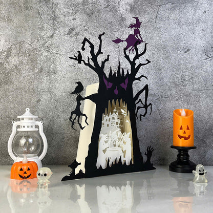 Witches – 3D Box SVG File for Cricut & Silhouette
