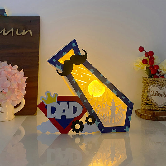 Dad And Son – 3D Gift Tie Box File - Cricut File - VEKTOR KRAFT