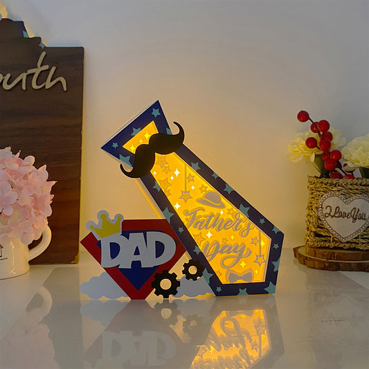 Father's Day – 3D Gift Tie Box File - Cricut File - VEKTOR KRAFT