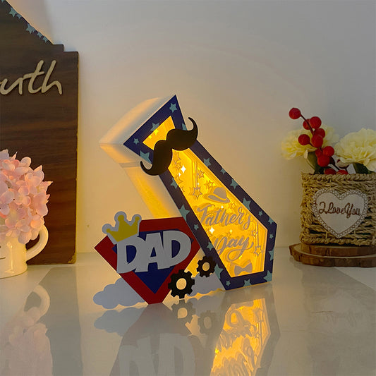 Father's Day – 3D Gift Tie Box File - Cricut File - VEKTOR KRAFT