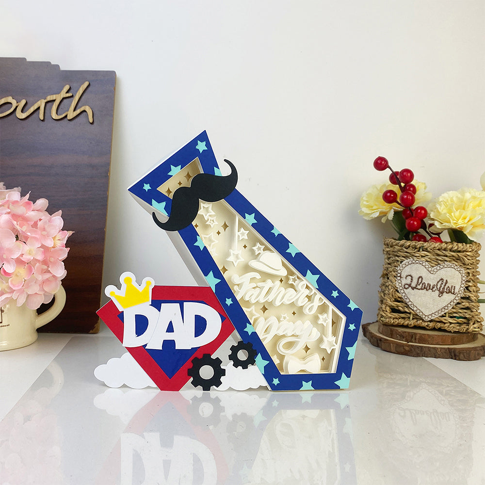 Father's Day – 3D Box SVG File for Cricut & Silhouette