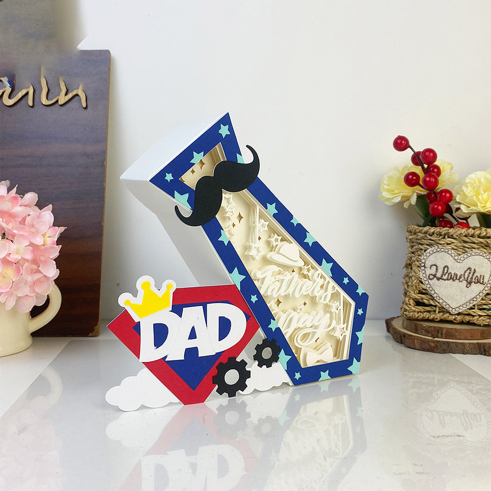 Father's Day – 3D Box SVG File for Cricut & Silhouette