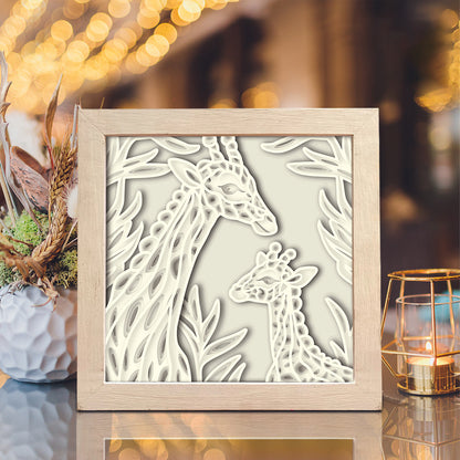Giraffe 2 – 3D Shadow Box SVG File for Cricut & Silhouette