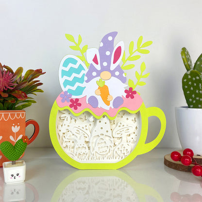 Gnome Easter – 3D Box SVG File for Cricut & Silhouette