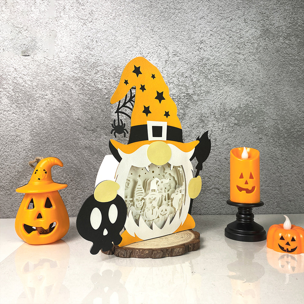Gnome – 3D Box SVG File for Cricut & Silhouette