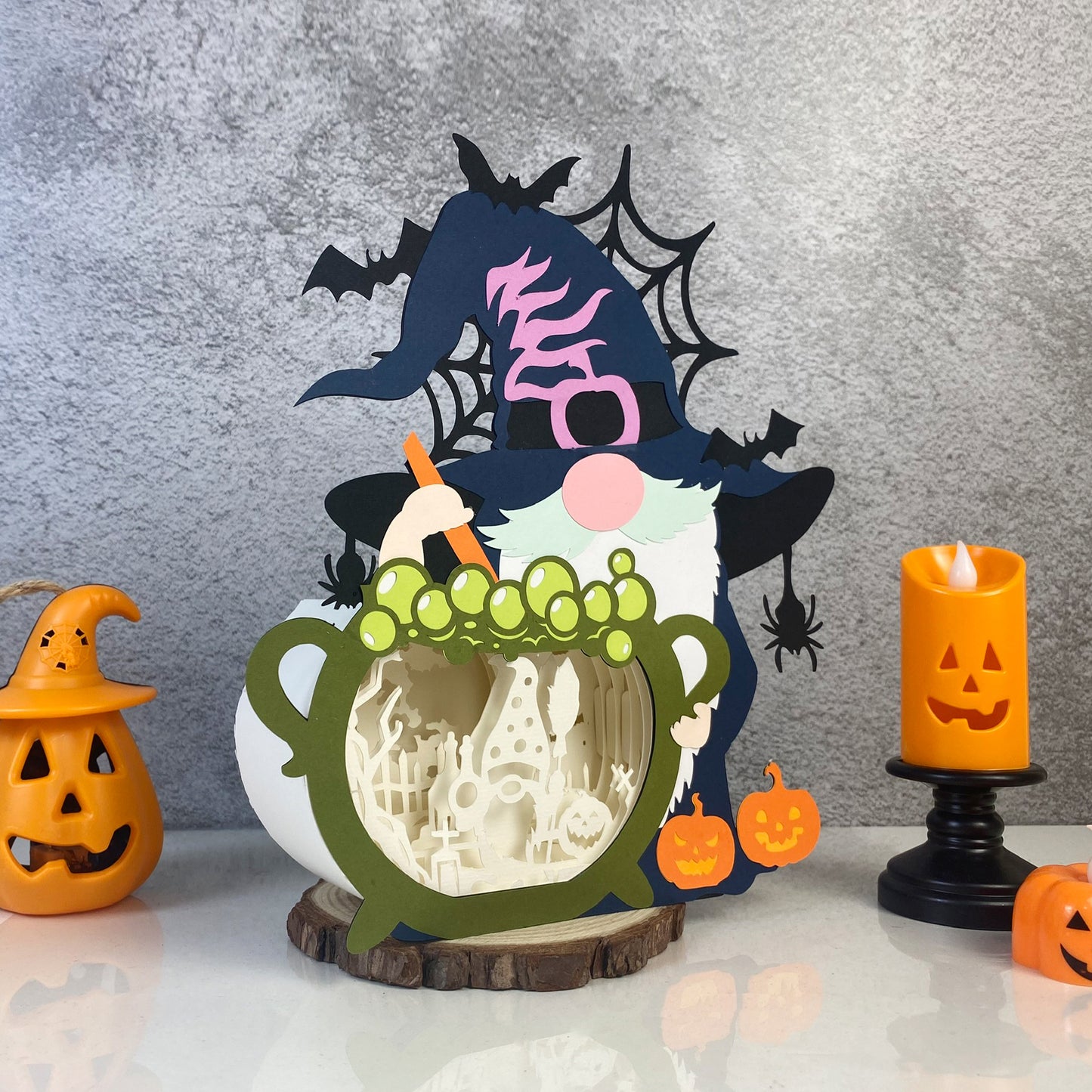 Gnome – 3D Box SVG File for Cricut & Silhouette
