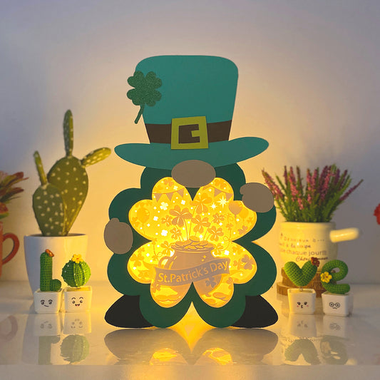 St. Patrick's Day – 3D Gnome Lucky Box  File - Cricut File - VEKTOR KRAFT