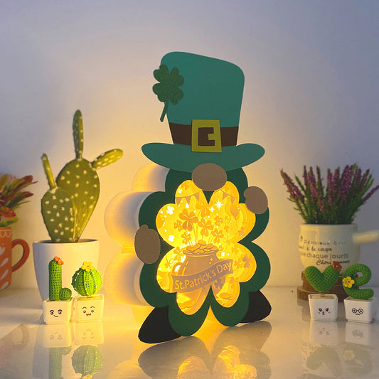 St. Patrick's Day – 3D Gnome Lucky Box  File - Cricut File - VEKTOR KRAFT