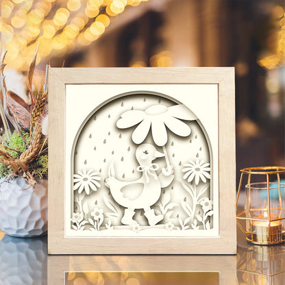 Goose Umbrella – 3D Shadow Box SVG File for Cricut & Silhouette