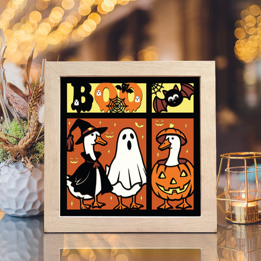 Goose Halloween – 3D Shadow Box SVG File for Cricut & Silhouette