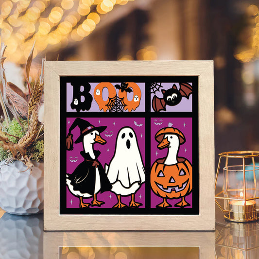 Goose Halloween – 3D Shadow Box SVG File for Cricut & Silhouette