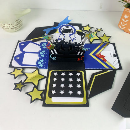 Graduation 2 – 3D Box SVG File for Cricut & Silhouette