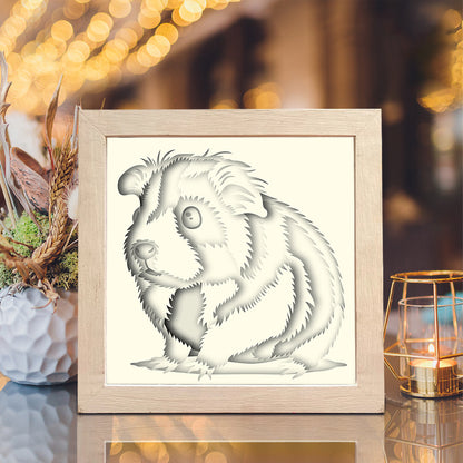 Guinea Pig – 3D Shadow Box SVG File for Cricut & Silhouette