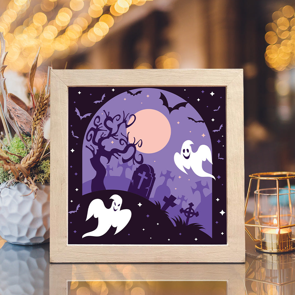 Halloween 21 – 3D Shadow Box SVG File for Cricut & Silhouette