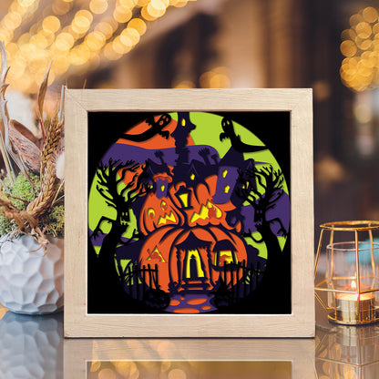 Halloween 25 – 3D Shadow Box SVG File for Cricut & Silhouette