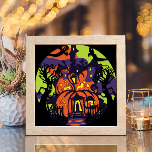 Halloween 25 – 3D Shadow Box SVG File for Cricut & Silhouette