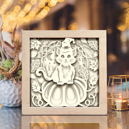 Halloween 27 – 3D Shadow Box SVG File for Cricut & Silhouette