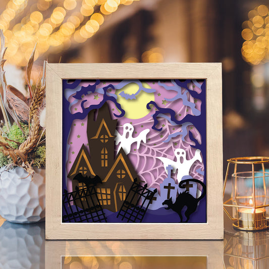 Halloween 28 – 3D Shadow Box SVG File for Cricut & Silhouette