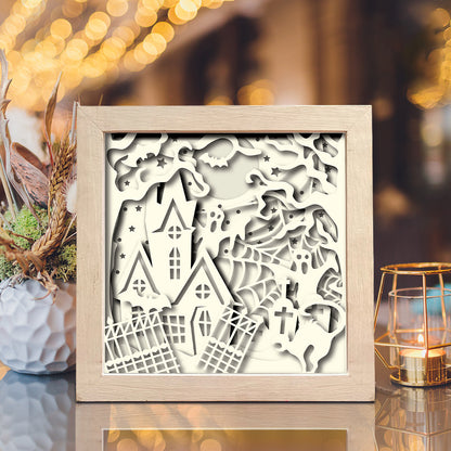 Halloween 28 – 3D Shadow Box SVG File for Cricut & Silhouette