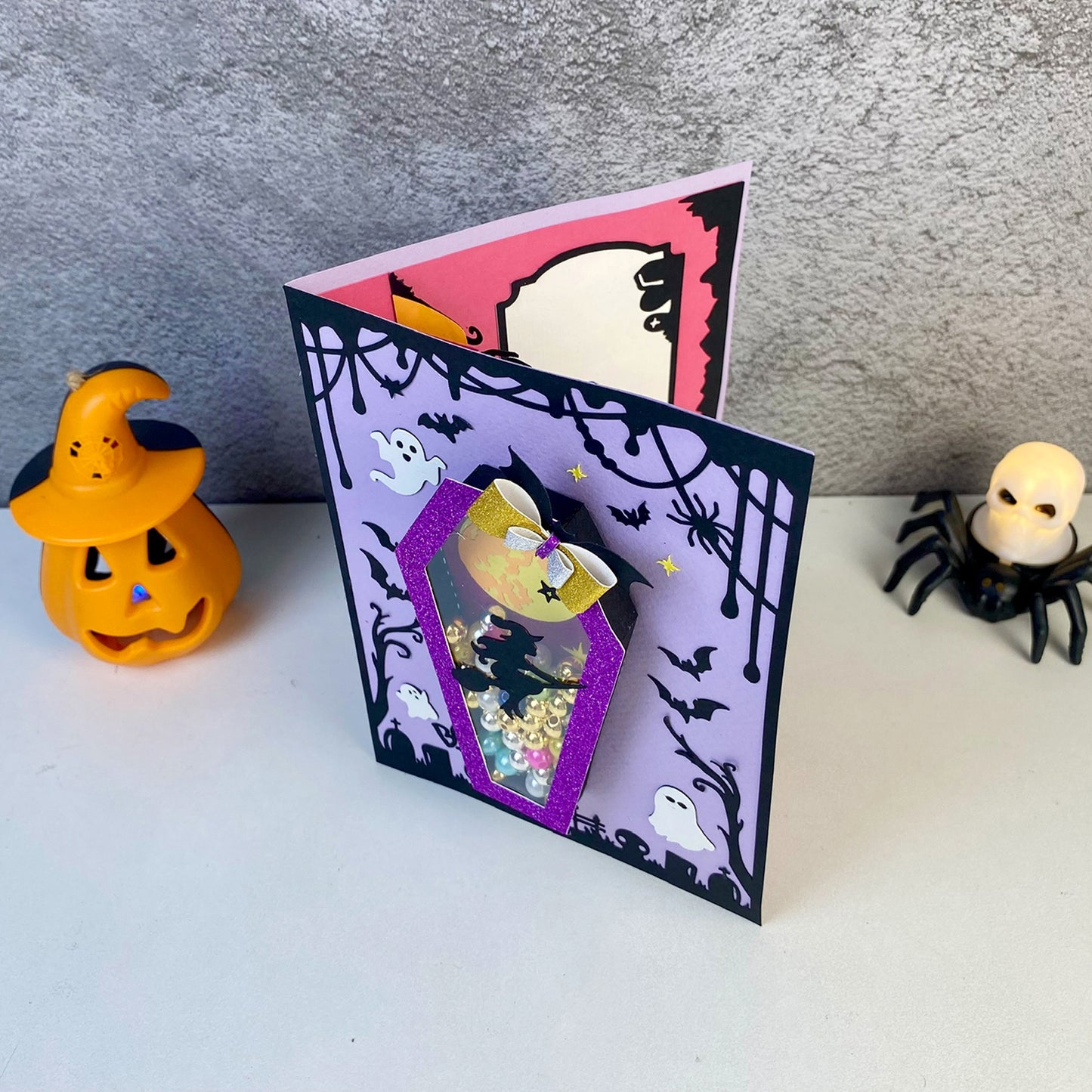 Halloween Shaker – 3D Pop-Up Card SVG File for Cricut & Silhouette
