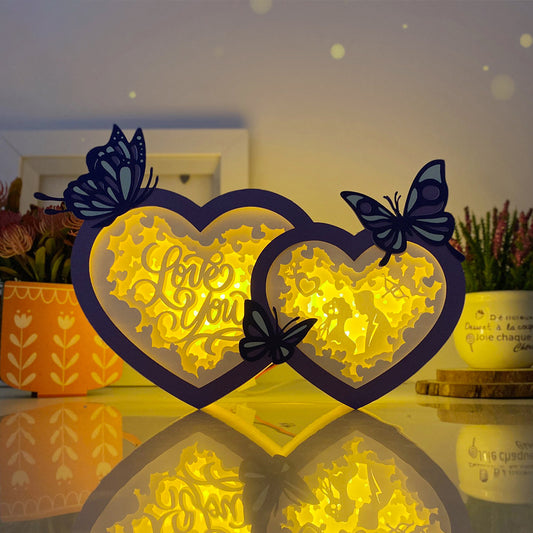Love 3 – 3D Heart Couple Box File - Cricut File - VEKTOR KRAFT