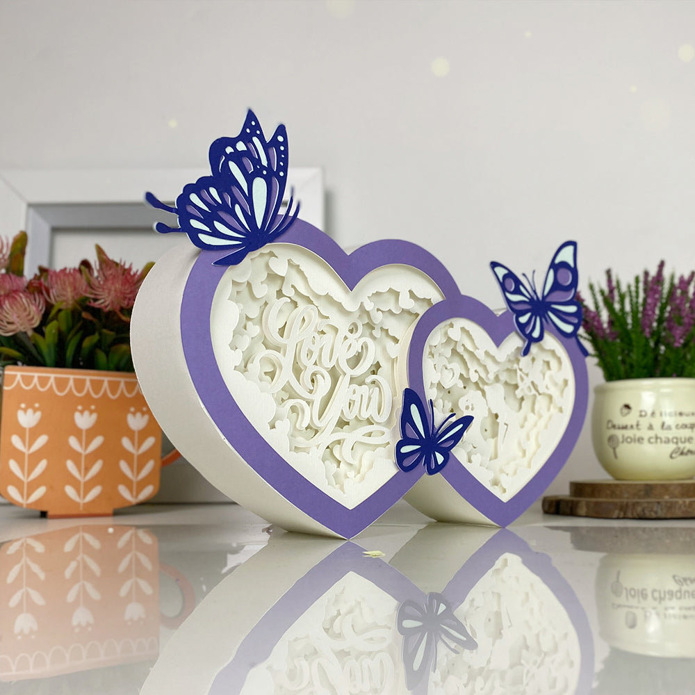 Love 3 – 3D Box SVG File for Cricut & Silhouette