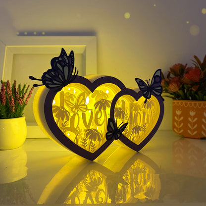 Love You – 3D Box SVG File for Cricut & Silhouette
