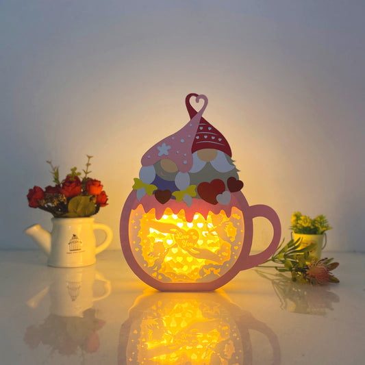 Cupid – 3D Hot Cocoa Gnome Love Box File - Cricut File - VEKTOR KRAFT
