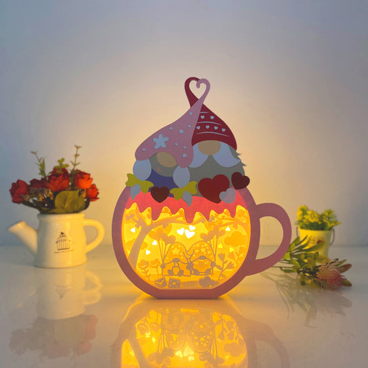 Gnome Love – 3D Hot Cocoa Gnome Love Box File - Cricut File - VEKTOR KRAFT