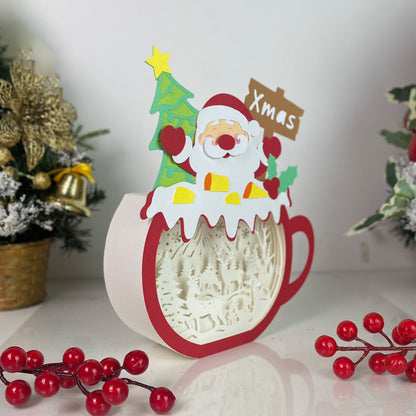 Christmas Deer – 3D Box SVG File for Cricut & Silhouette