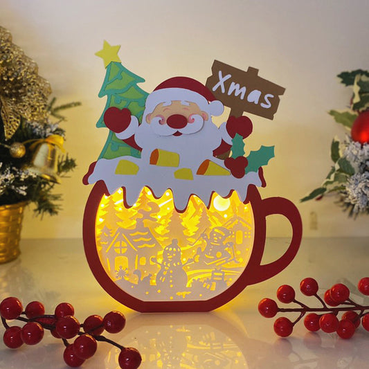 Christmas Snowman – 3D Box SVG File for Cricut & Silhouette