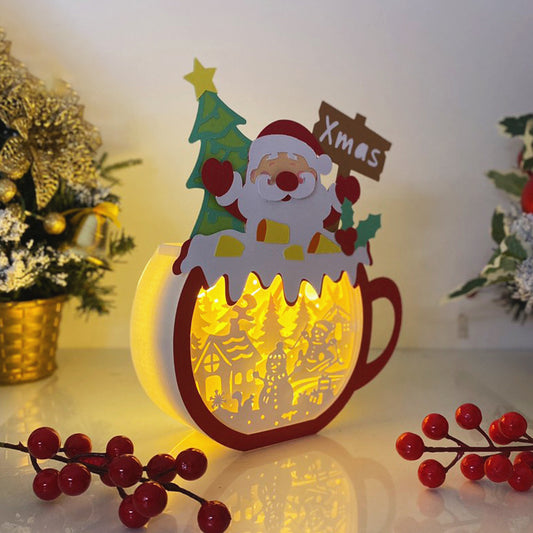 Christmas Snowman – 3D Box SVG File for Cricut & Silhouette