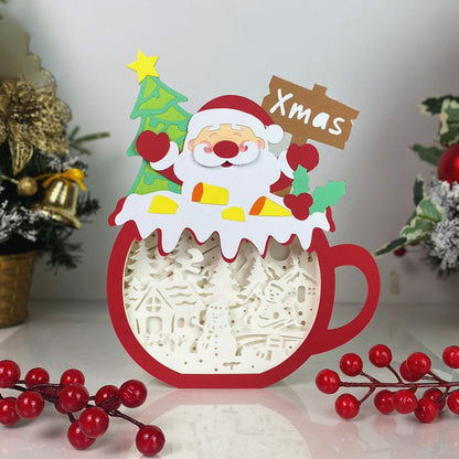 Christmas Snowman – 3D Box SVG File for Cricut & Silhouette
