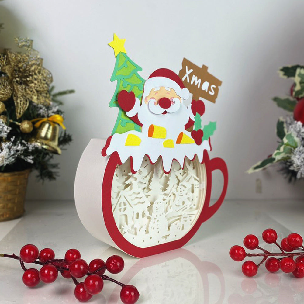 Christmas Snowman – 3D Box SVG File for Cricut & Silhouette