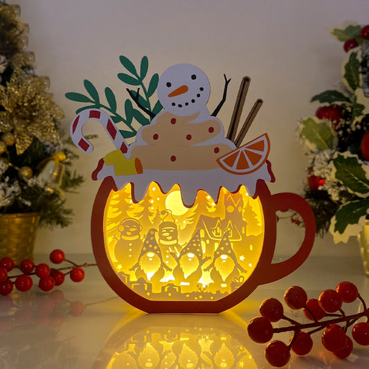 Christmas Gnome – 3D Box SVG File for Cricut & Silhouette