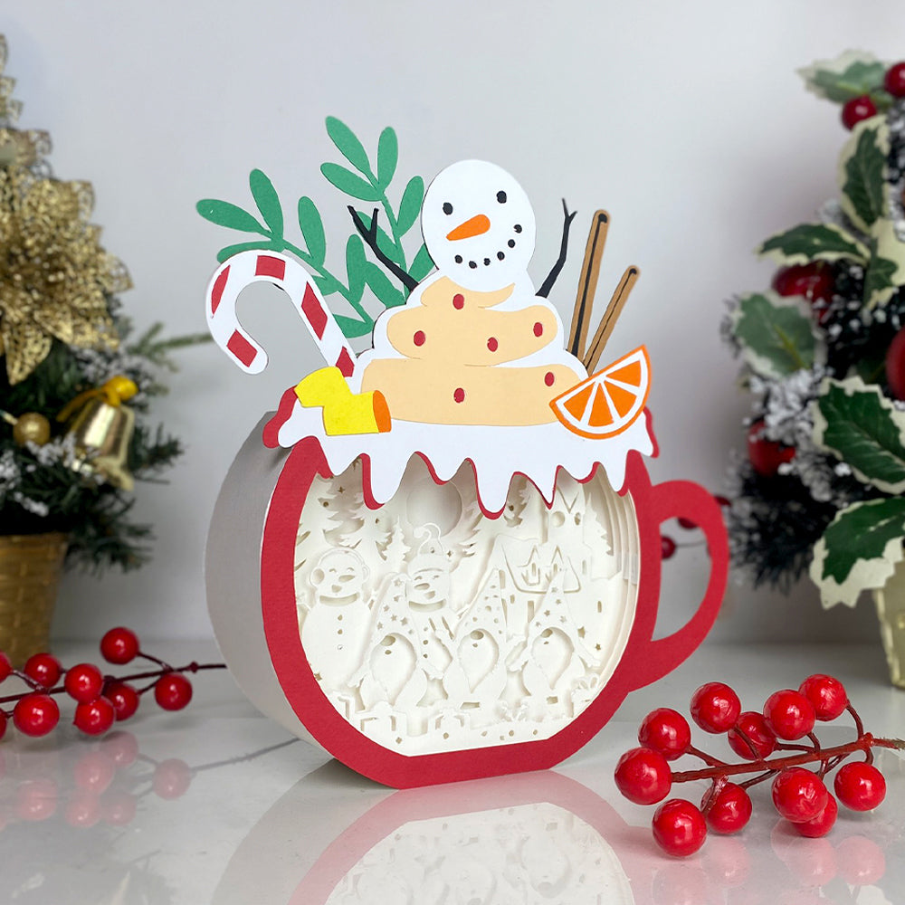 Christmas Gnome – 3D Box SVG File for Cricut & Silhouette