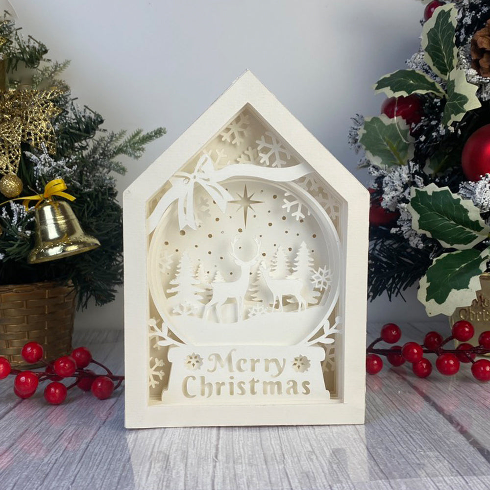 Christmas Deer – 3D Box SVG File for Cricut & Silhouette