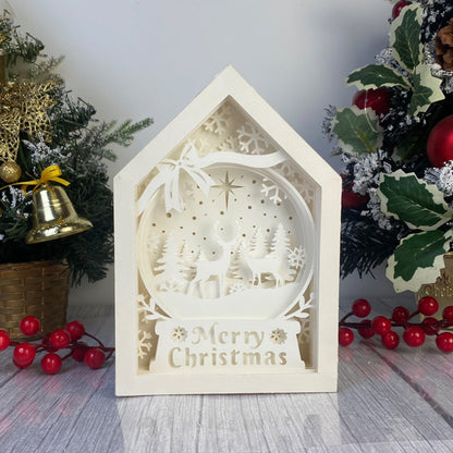 Christmas Deer – 3D Box SVG File for Cricut & Silhouette