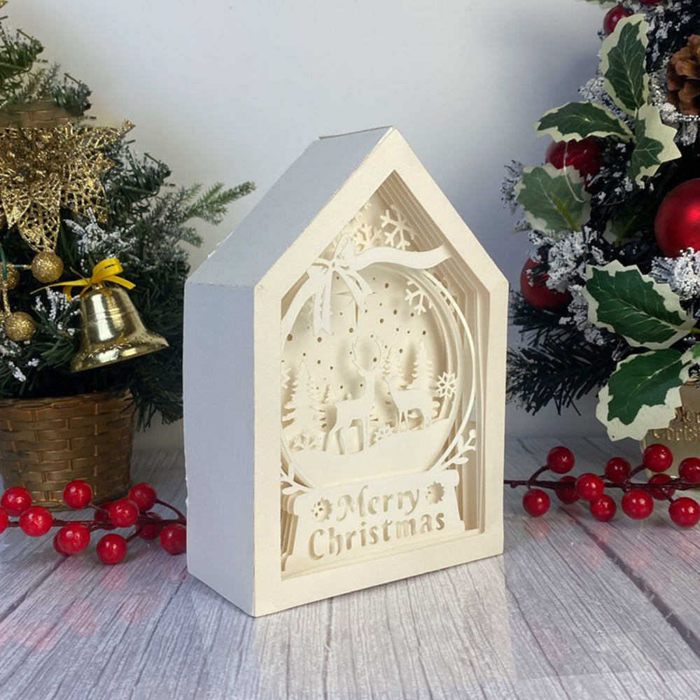 Christmas Deer – 3D Box SVG File for Cricut & Silhouette
